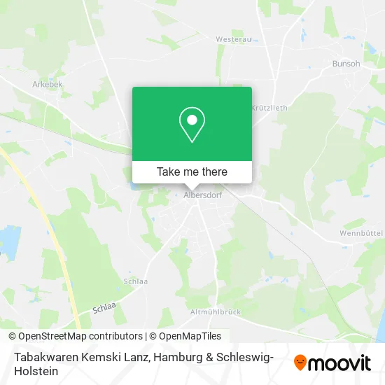 Карта Tabakwaren Kemski Lanz