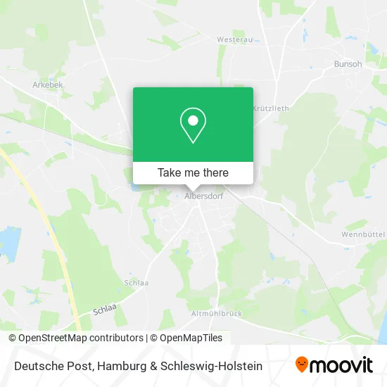 Карта Deutsche Post