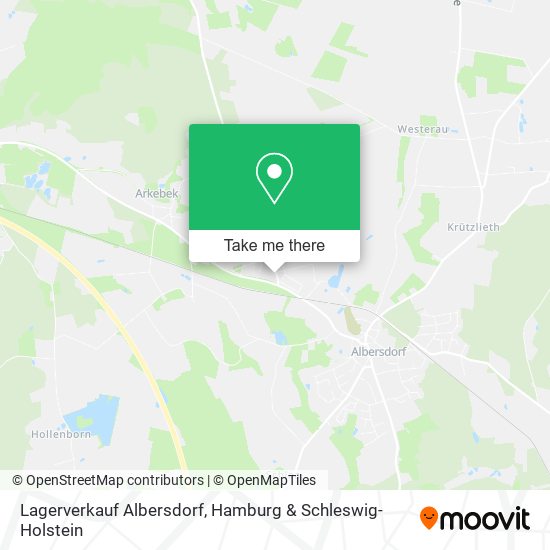 Lagerverkauf Albersdorf map