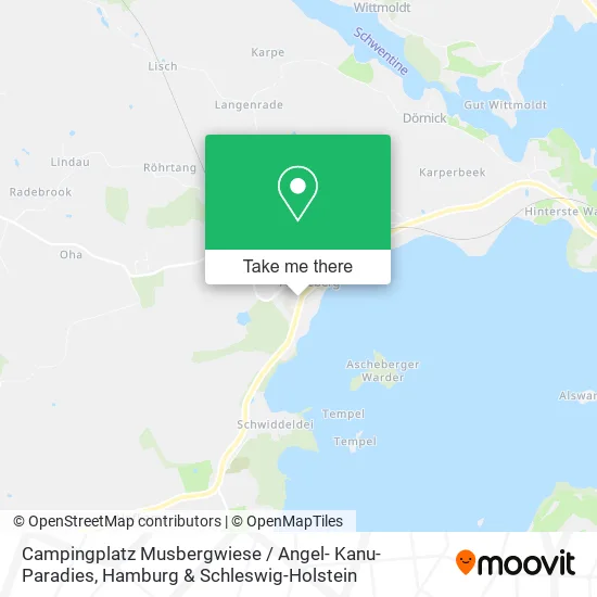 Карта Campingplatz Musbergwiese / Angel- Kanu-Paradies