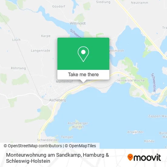 Карта Monteurwohnung am Sandkamp