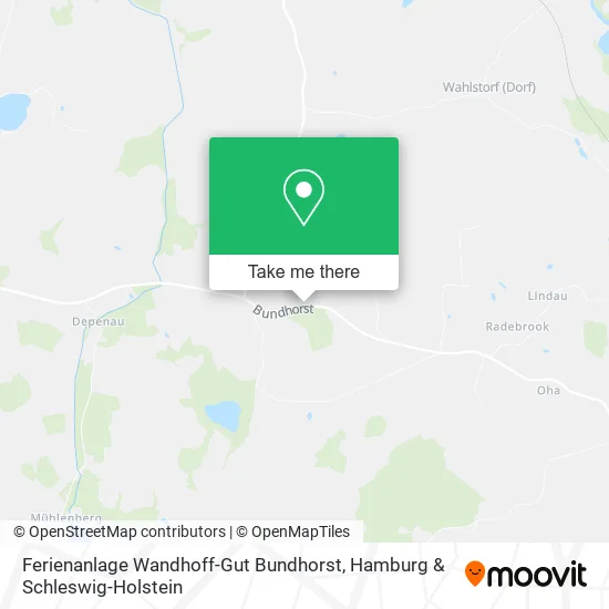 Карта Ferienanlage Wandhoff-Gut Bundhorst