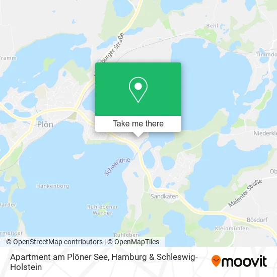 Карта Apartment am Plöner See