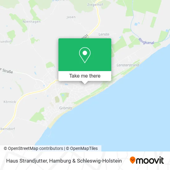 Haus Strandjutter map