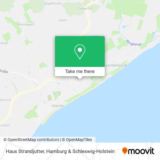 Haus Strandjutter map