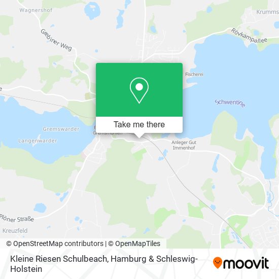 Kleine Riesen Schulbeach map