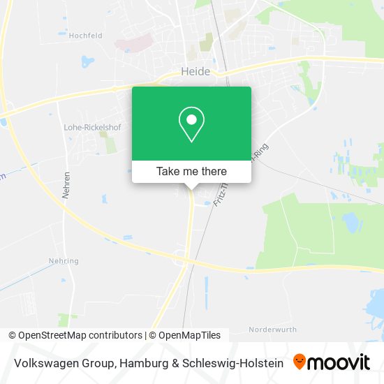 Volkswagen Group map