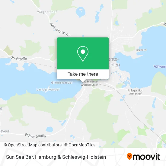 Карта Sun Sea Bar