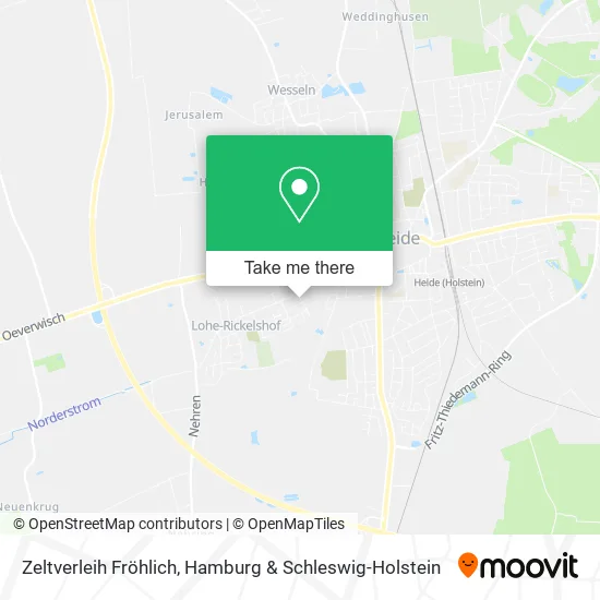 Карта Zeltverleih Fröhlich