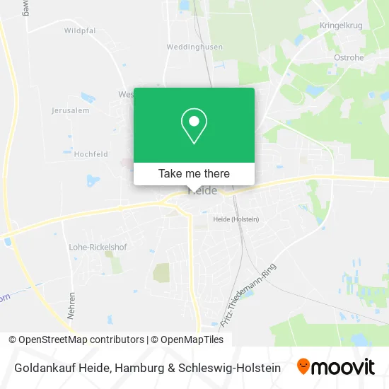 Карта Goldankauf Heide