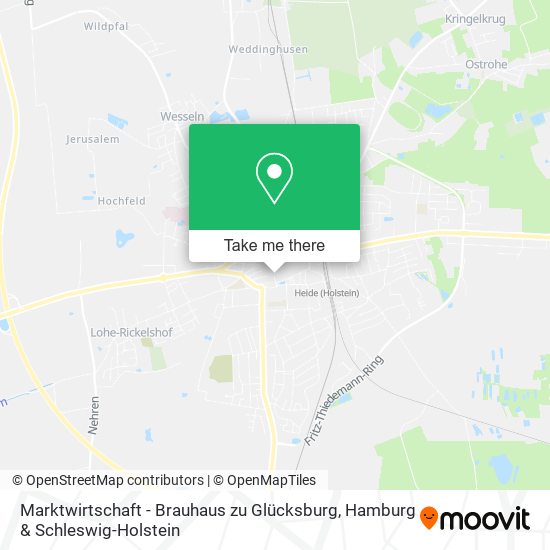 Marktwirtschaft - Brauhaus zu Glücksburg map