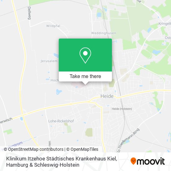Klinikum Itzehoe Städtisches Krankenhaus Kiel map