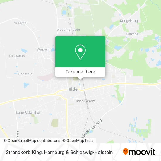 Карта Strandkorb King