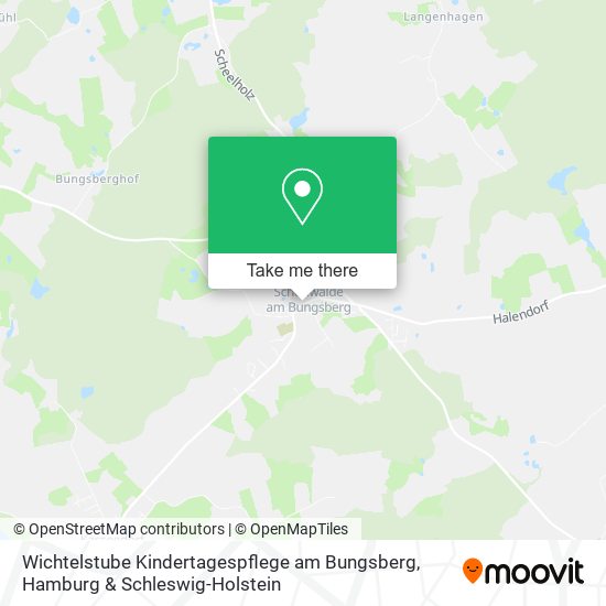 Карта Wichtelstube Kindertagespflege am Bungsberg