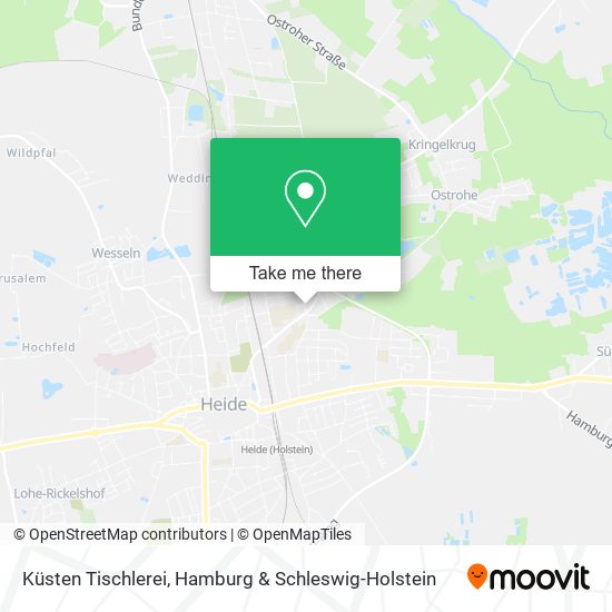 Küsten Tischlerei map