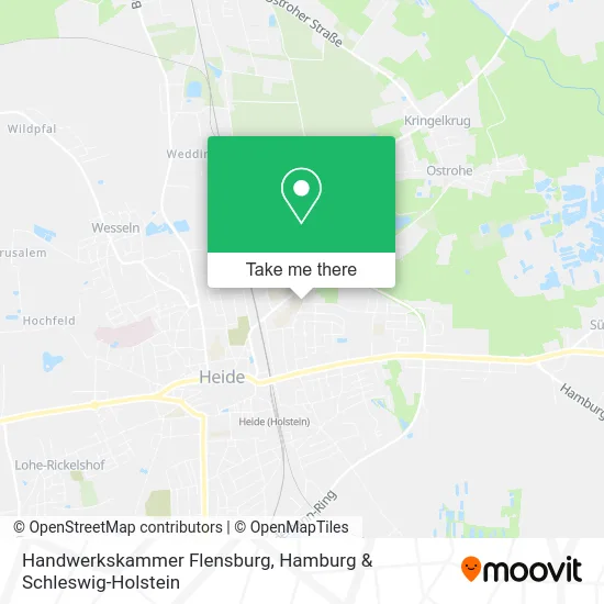 Карта Handwerkskammer Flensburg