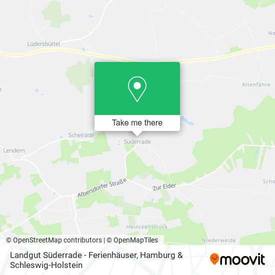 Landgut Süderrade - Ferienhäuser map