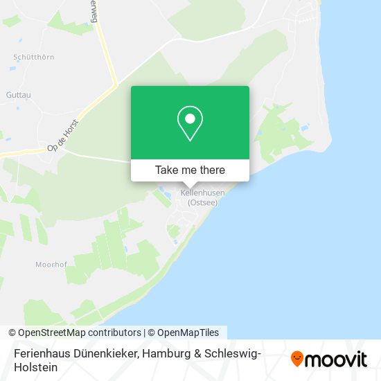 Ferienhaus Dünenkieker map