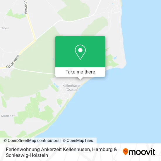 Карта Ferienwohnung Ankerzeit Kellenhusen