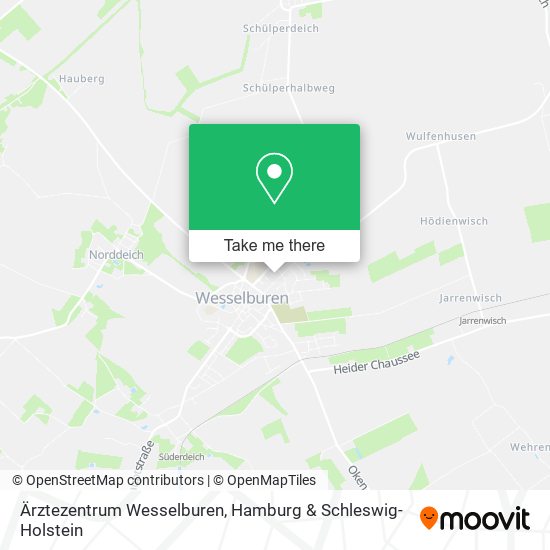 Ärztezentrum Wesselburen map