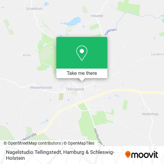 Nagelstudio Tellingstedt map