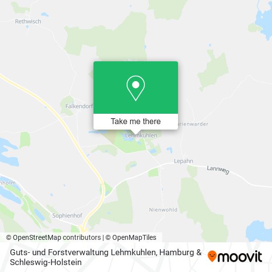 Guts- und Forstverwaltung Lehmkuhlen map