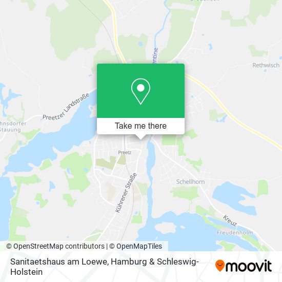 Sanitaetshaus am Loewe map