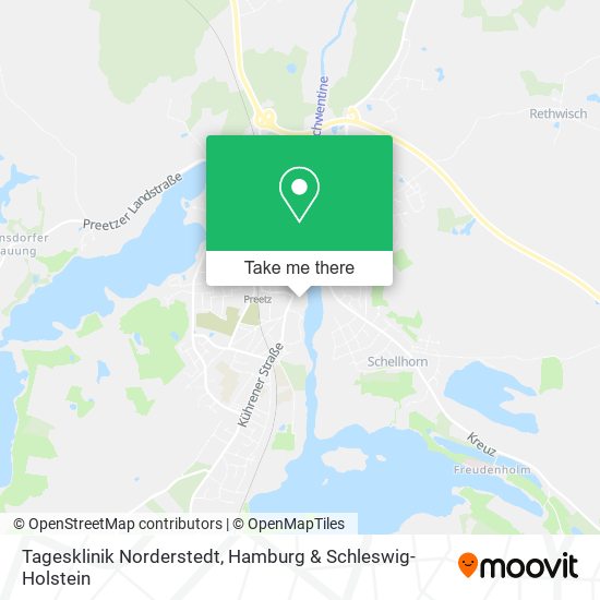 Карта Tagesklinik Norderstedt