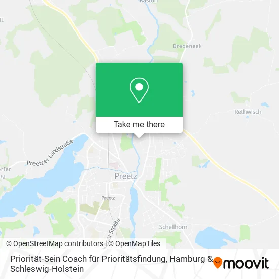 Карта Priorität-Sein Coach für Prioritätsfindung
