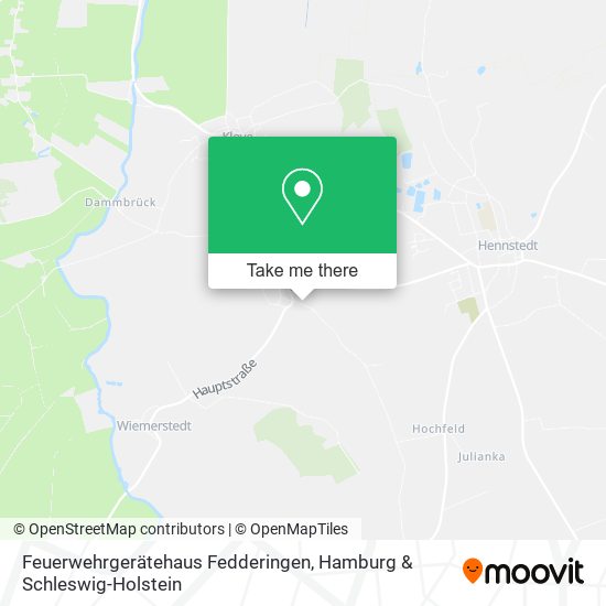 Feuerwehrgerätehaus Fedderingen map