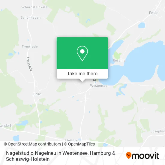 Карта Nagelstudio Nagelneu in Westensee