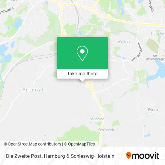 Карта Die Zweite Post