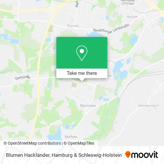 Карта Blumen Hackländer