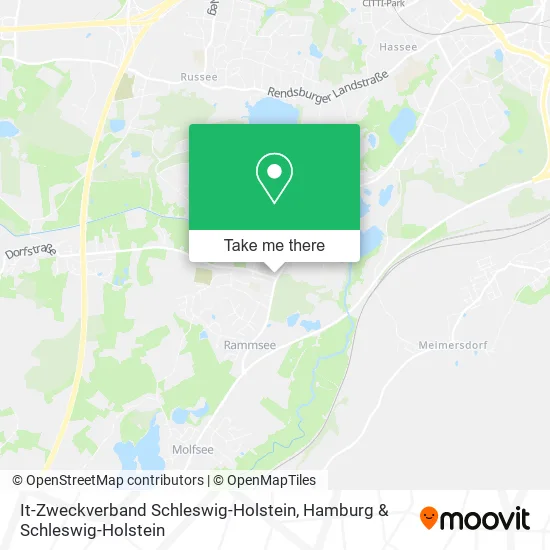 Карта It-Zweckverband Schleswig-Holstein