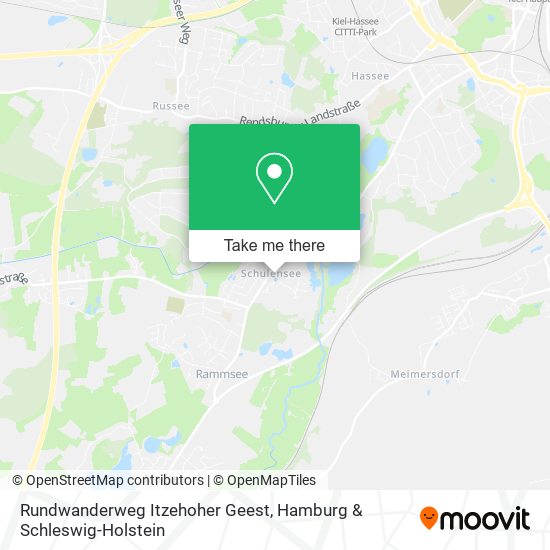 Rundwanderweg Itzehoher Geest map
