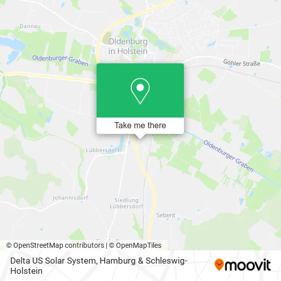 Карта Delta US Solar System