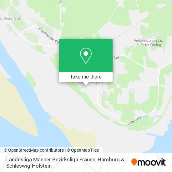 Landesliga Männer Bezirksliga Frauen map