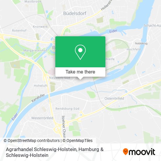 Карта Agrarhandel Schleswig-Holstein