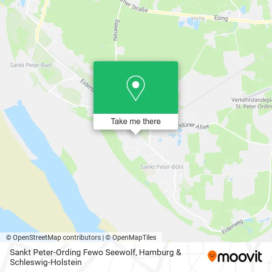 Карта Sankt Peter-Ording Fewo Seewolf