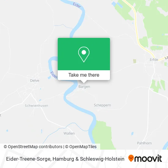 Карта Eider-Treene-Sorge