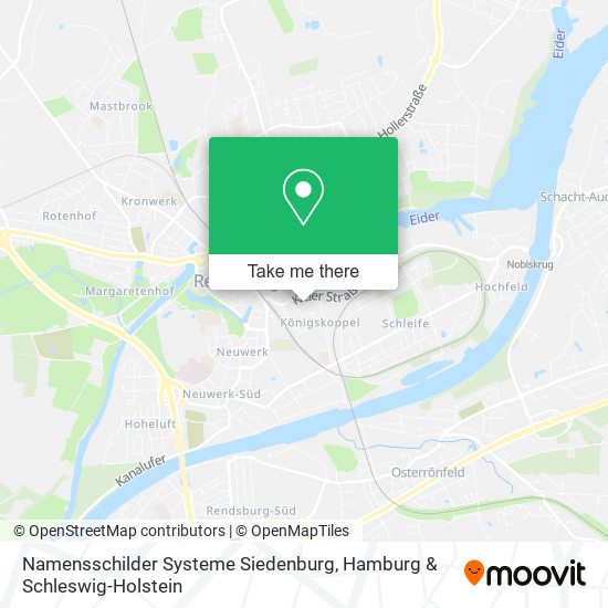 Namensschilder Systeme Siedenburg map