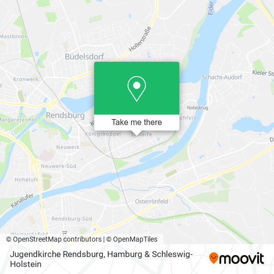Jugendkirche Rendsburg map