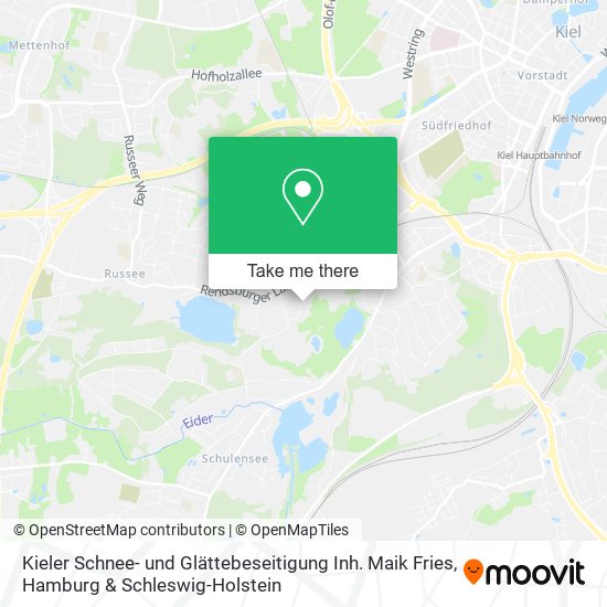 Карта Kieler Schnee- und Glättebeseitigung Inh. Maik Fries