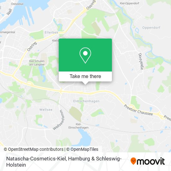 Natascha-Cosmetics-Kiel map