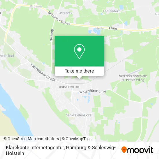 Карта Klarekante Internetagentur