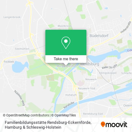 Карта Familienbildungsstätte Rendsburg-Eckernförde