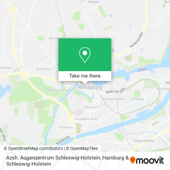 Карта Azsh. Augenzentrum Schleswig-Holstein