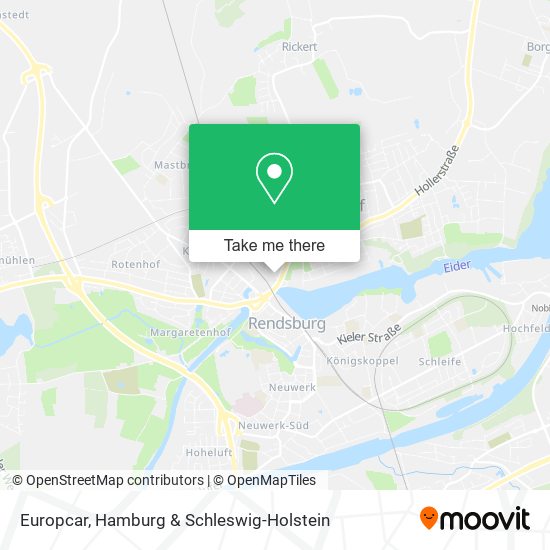 Europcar map