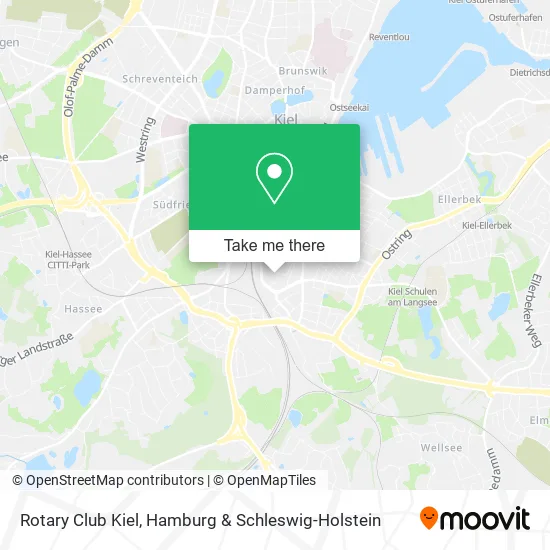 Карта Rotary Club Kiel