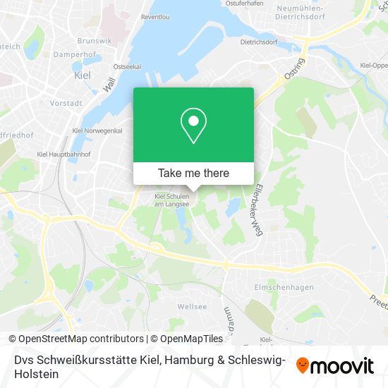 Dvs Schweißkursstätte Kiel map